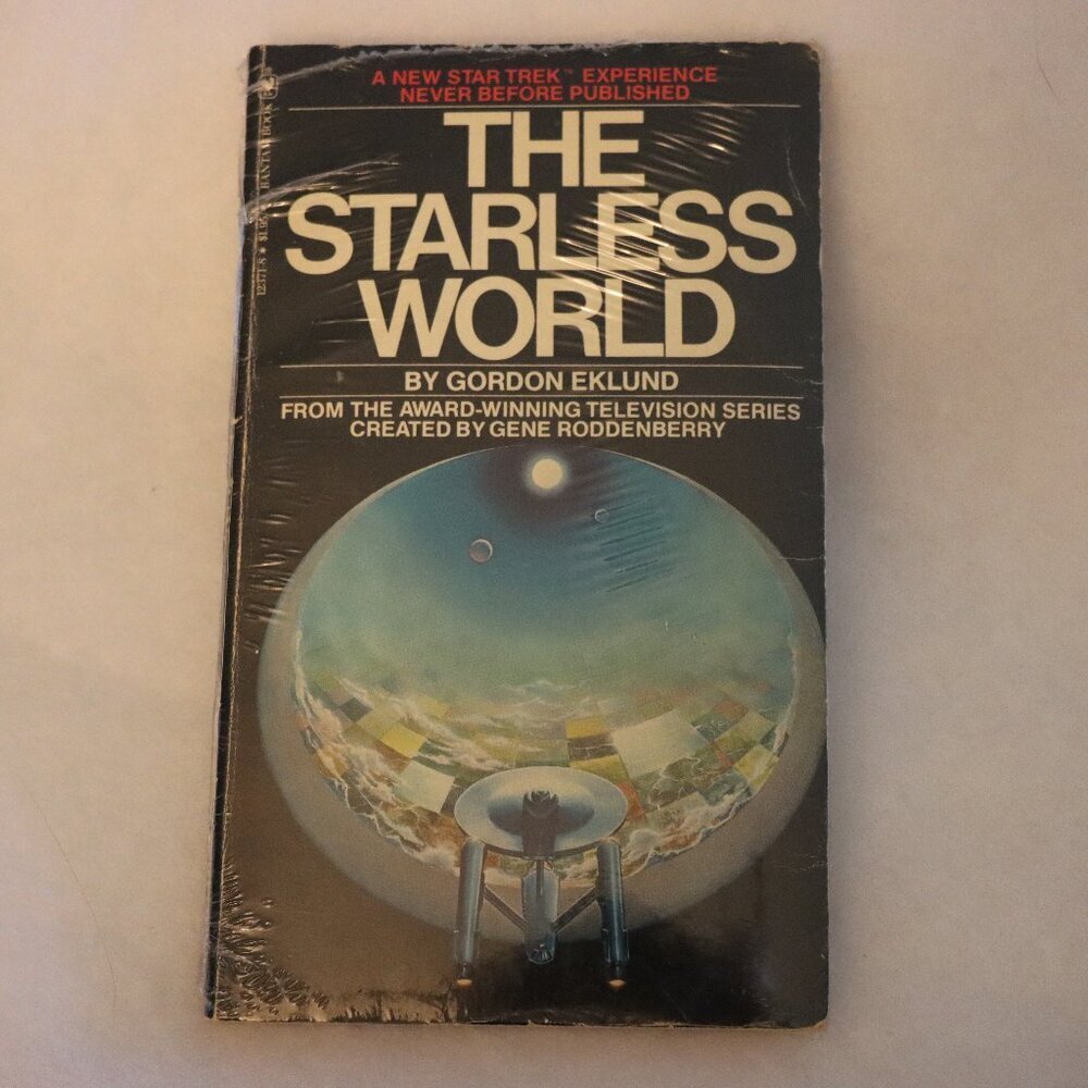The Starless World Novel by Gordon Eklund, Star Trek Paperback, new in plastic